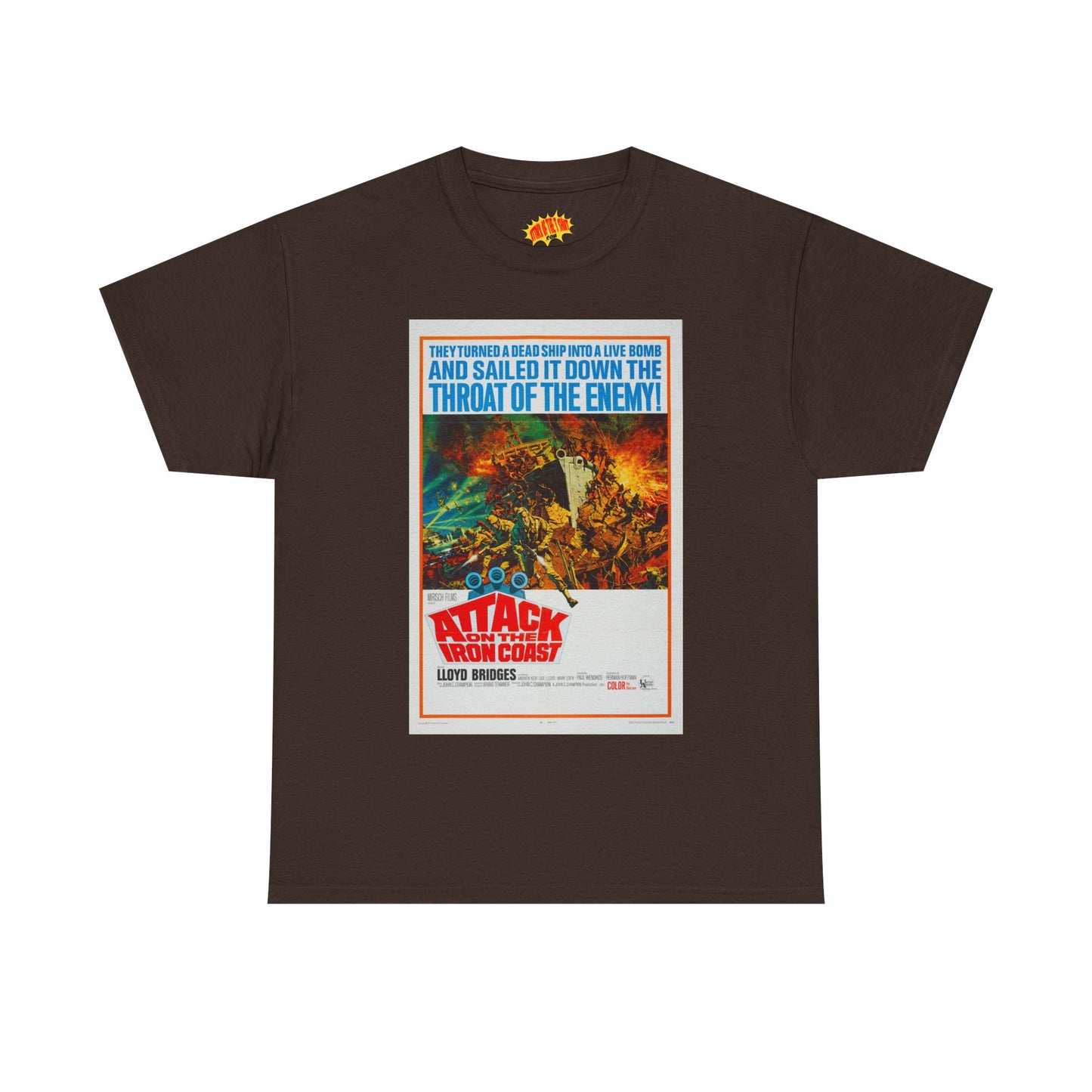 Attack on the Iron Coast Movie Poster T-Shirt *Multiple Colors*