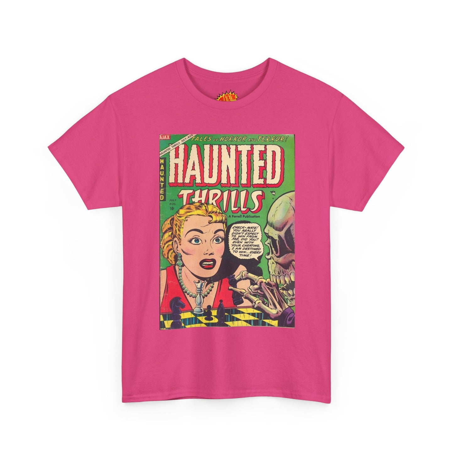 Haunted Thrills July - August Comic Tee Shirt *Multiple Colors*