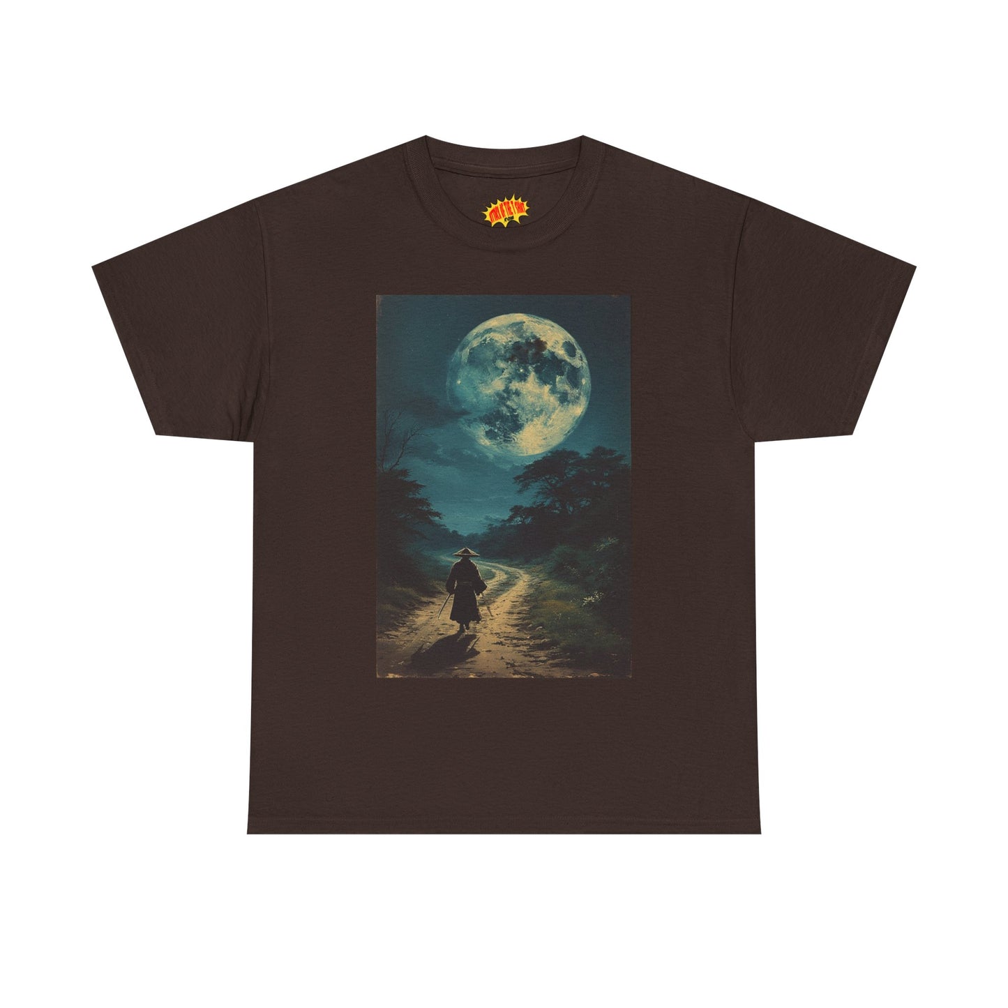 Walking Samurai w/Full Moon T-Shirt *Multiple Colors*