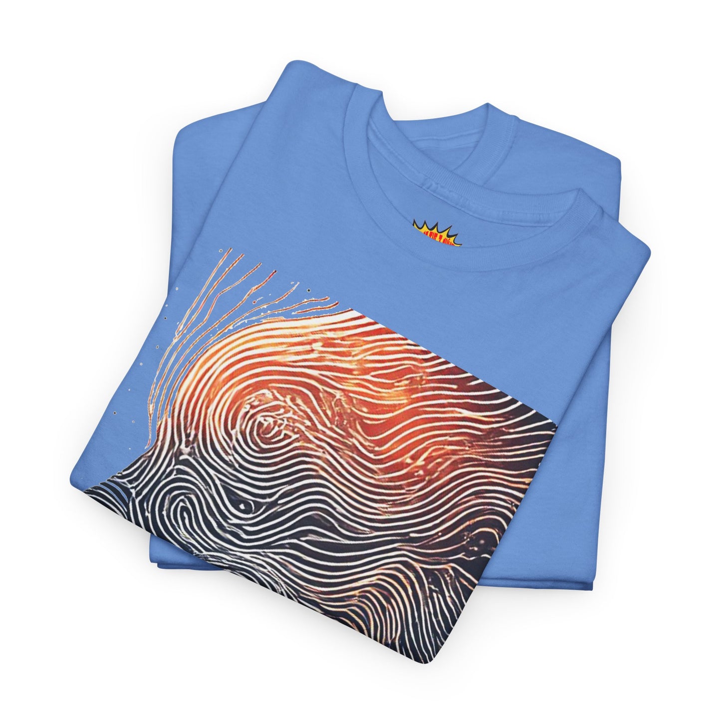 Line Drawing Face Graphic Art Tee Shirt *Multiple Colors*