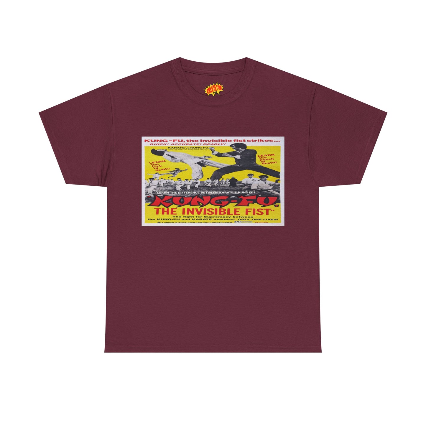 Kung Fu The Invisible Fist Movie Poster T-Shirt *Multiple Colors*