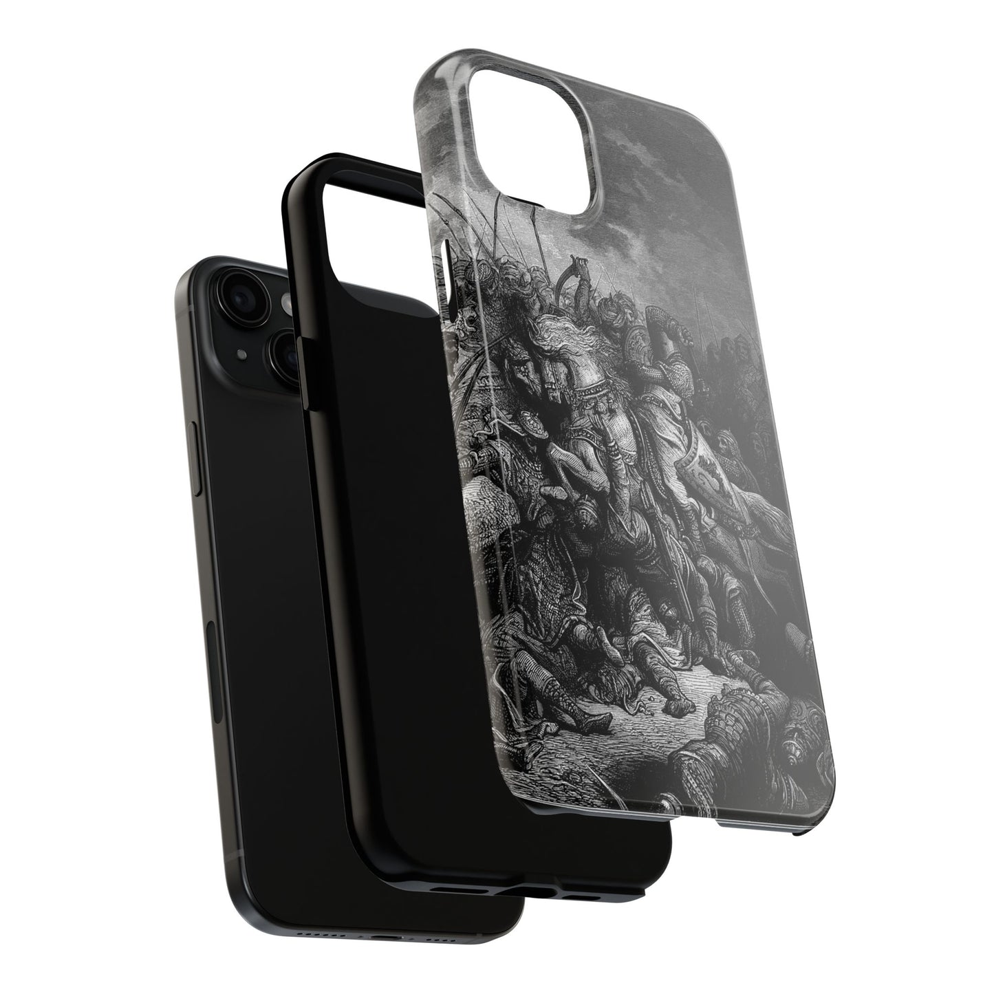 Richard and Saladin by Gustave Dore iPhone Case *Many Sizes Available*