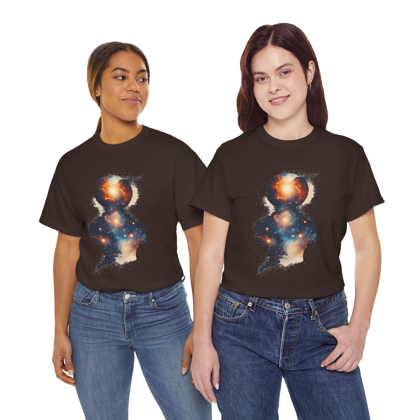 Multiple Galaxy Nebula Art Graphic Tee Shirt *Multiple Colors*