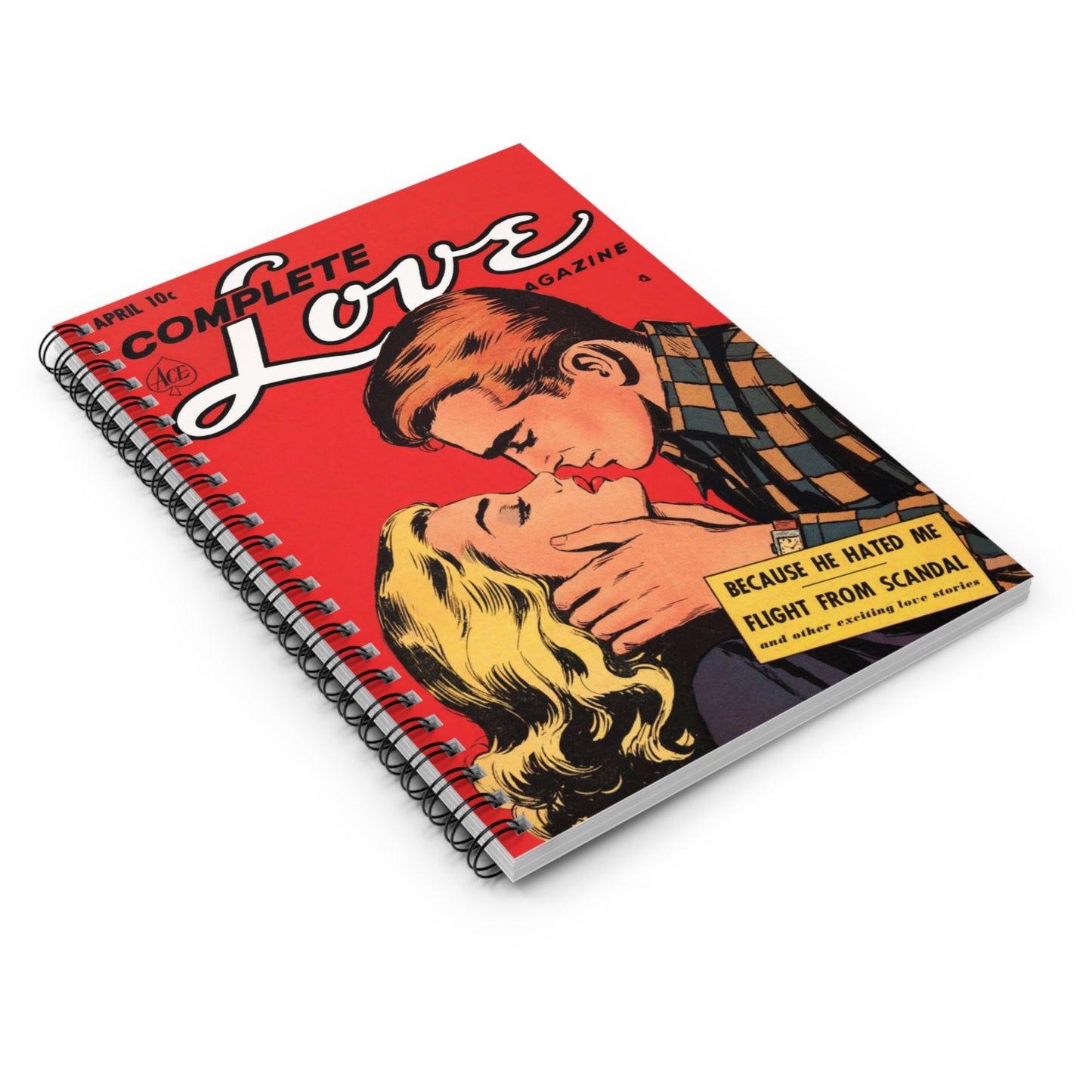 Complete Love April Comic Book Cover Notebook