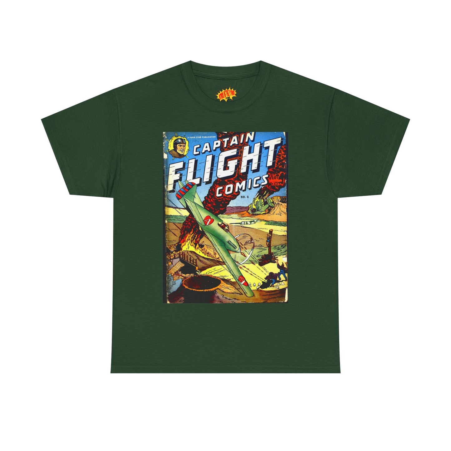 Captain Flight No. 6 Comic Tee Shirt *Multiple Colors*