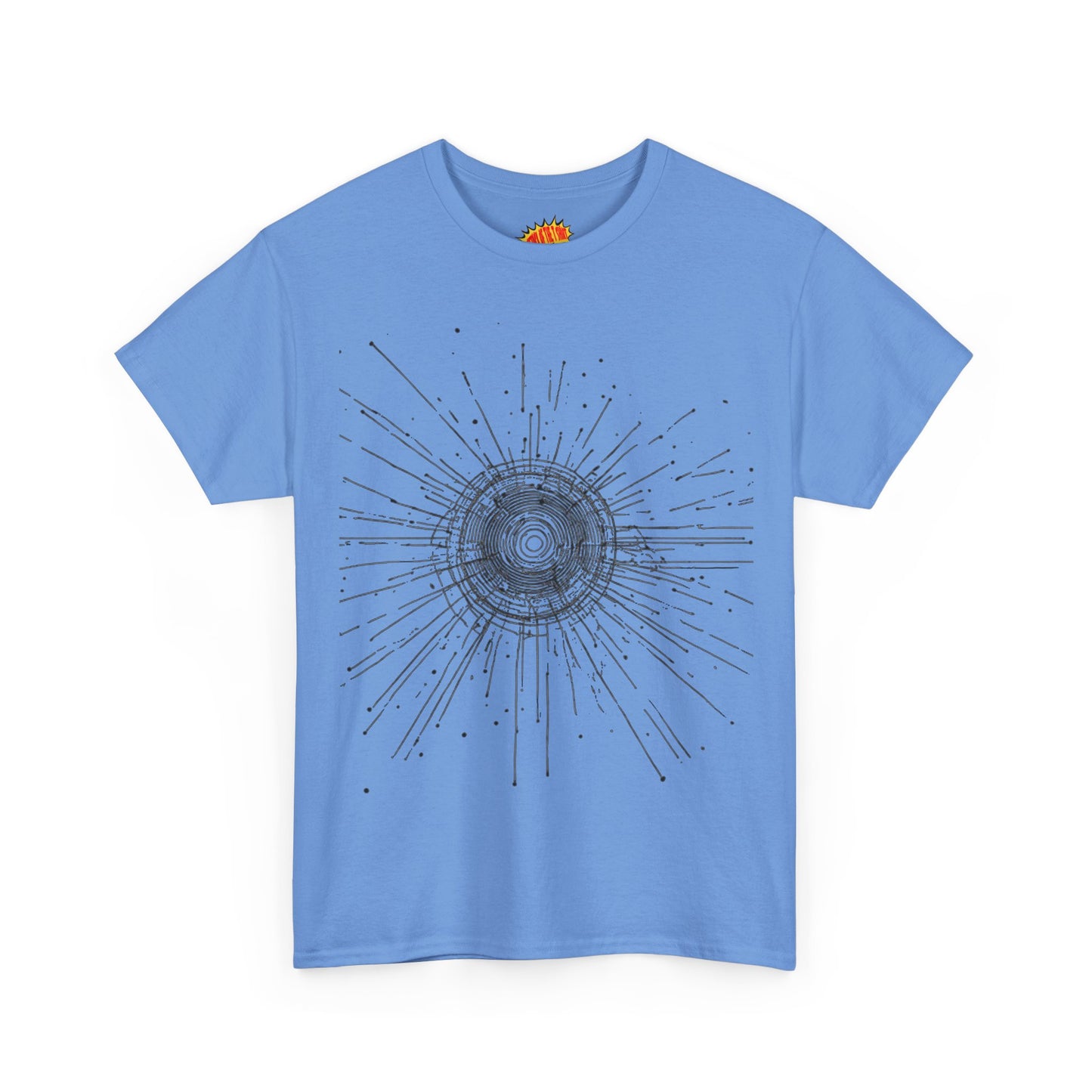 Circle Line Drawing Graphic Art Tee Shirt *Multiple Colors*