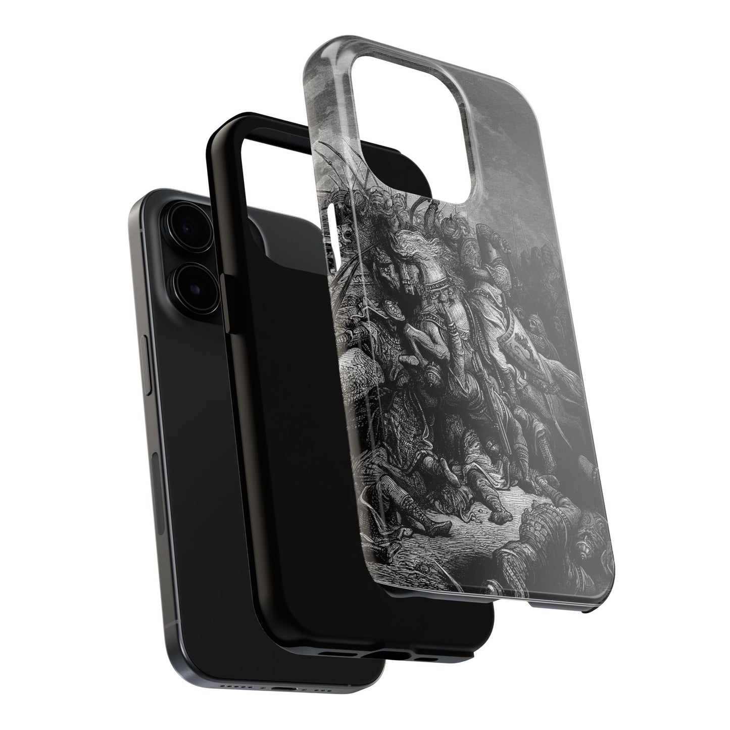 Richard and Saladin by Gustave Dore iPhone Case *Many Sizes Available*