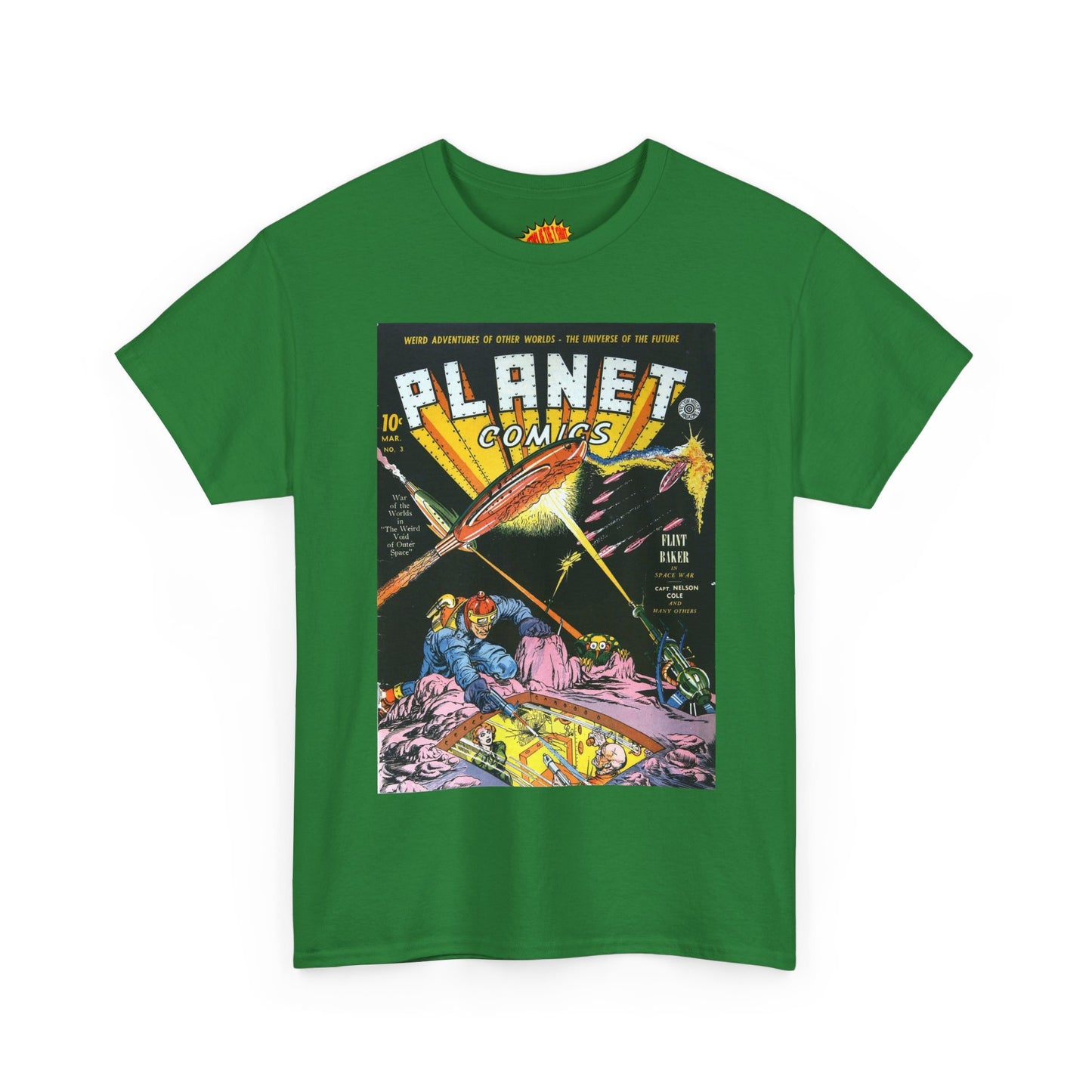 Planet Comics #3 - Heavy Cotton Tee *Dark Colors*