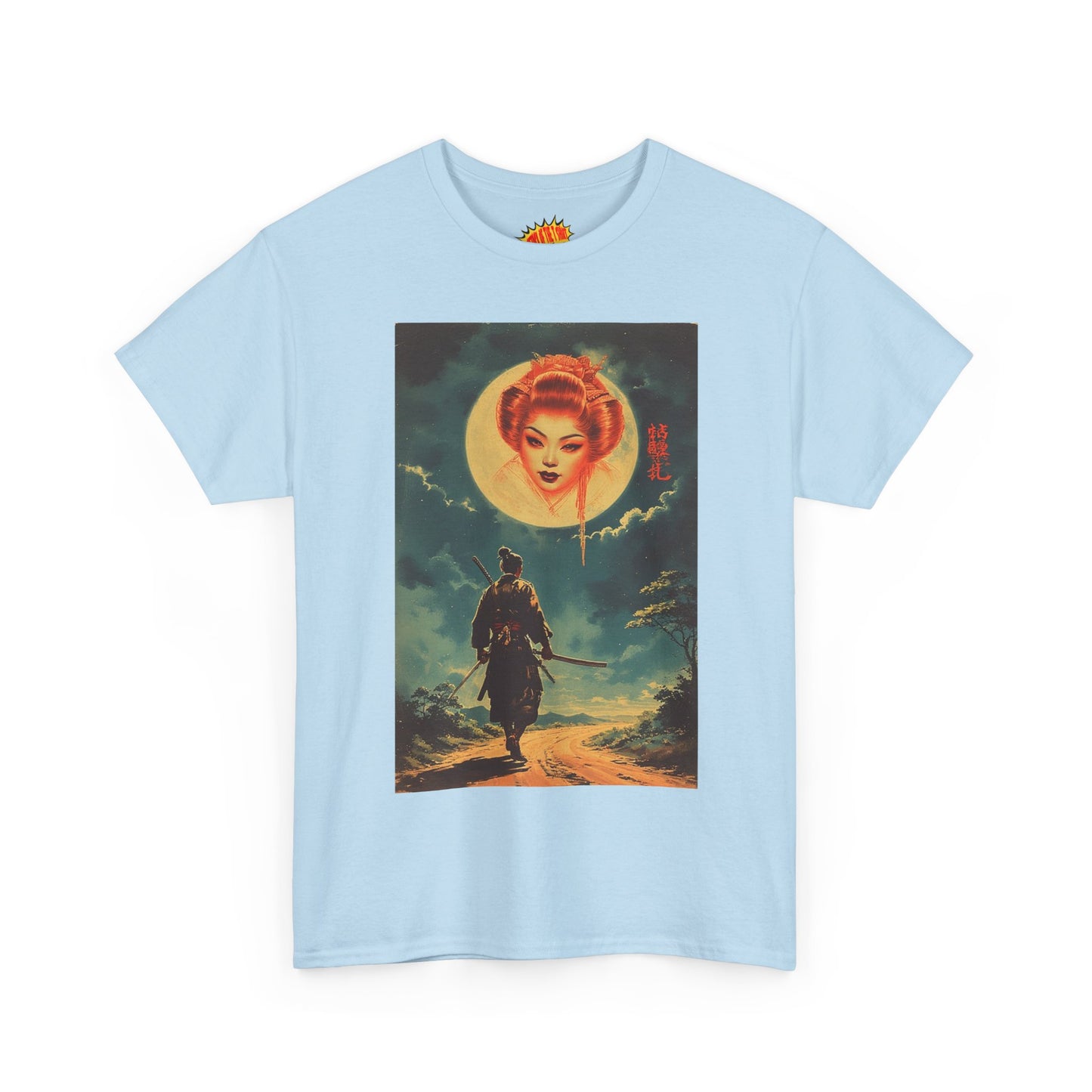 Walking Samurai w/Blood Moon Woman T-Shirt *Multiple Colors*