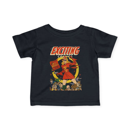 Exciting Comics #53 feat Miss Masque Infant Tee *Many Sizes/Colors Available*