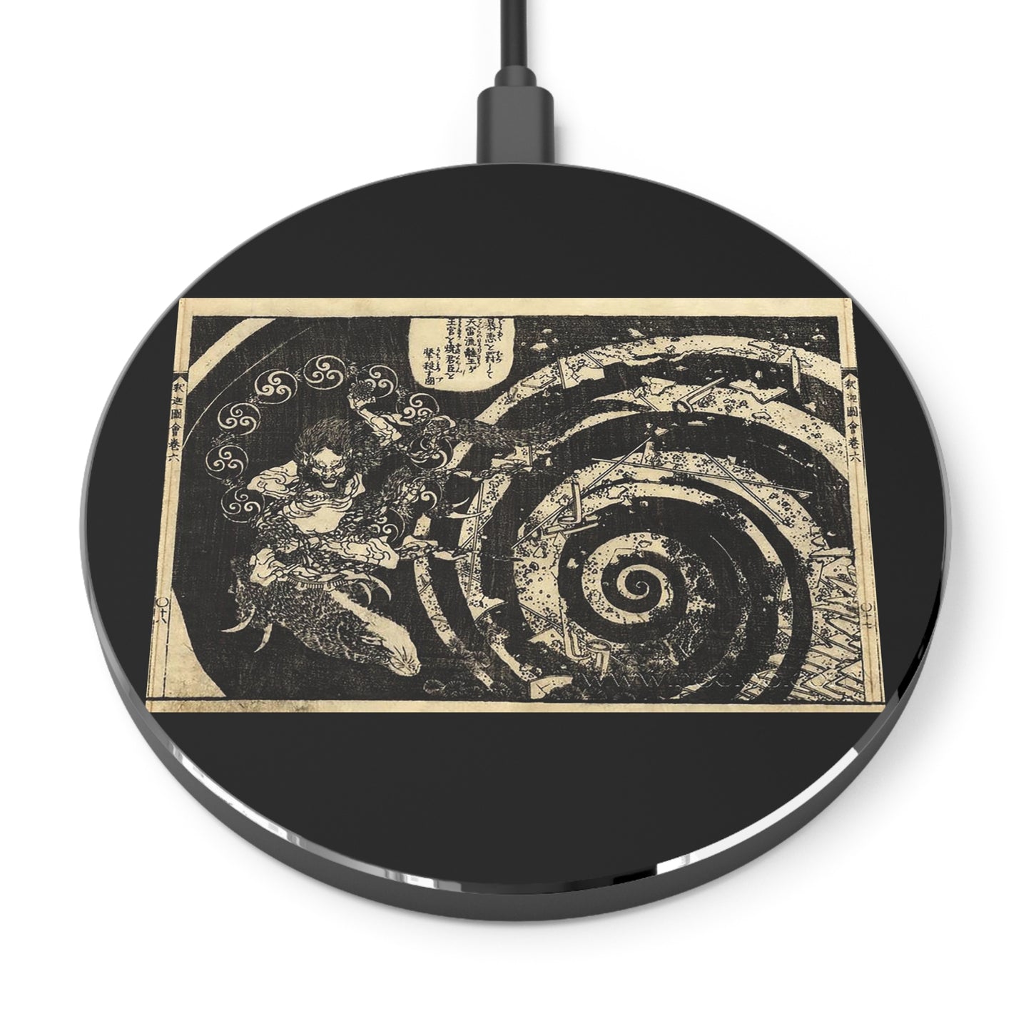 Destruction by Hokusai Wireless Charger
