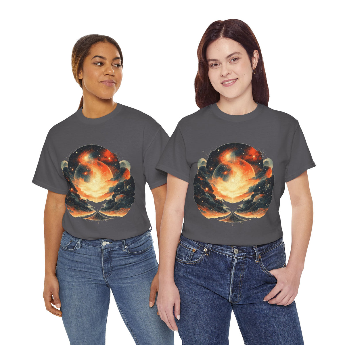 Moonscape w/Clouds Graphic Tee Shirt