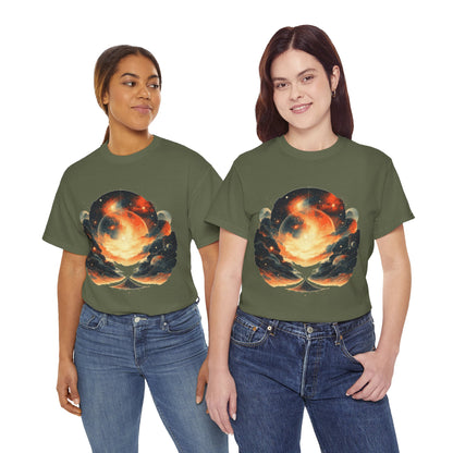 Moonscape w/Clouds Graphic Tee Shirt