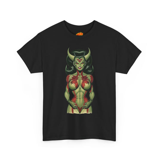 Flower Succubus Devil Fantasy Nature T-Shirt *Multiple Colors*