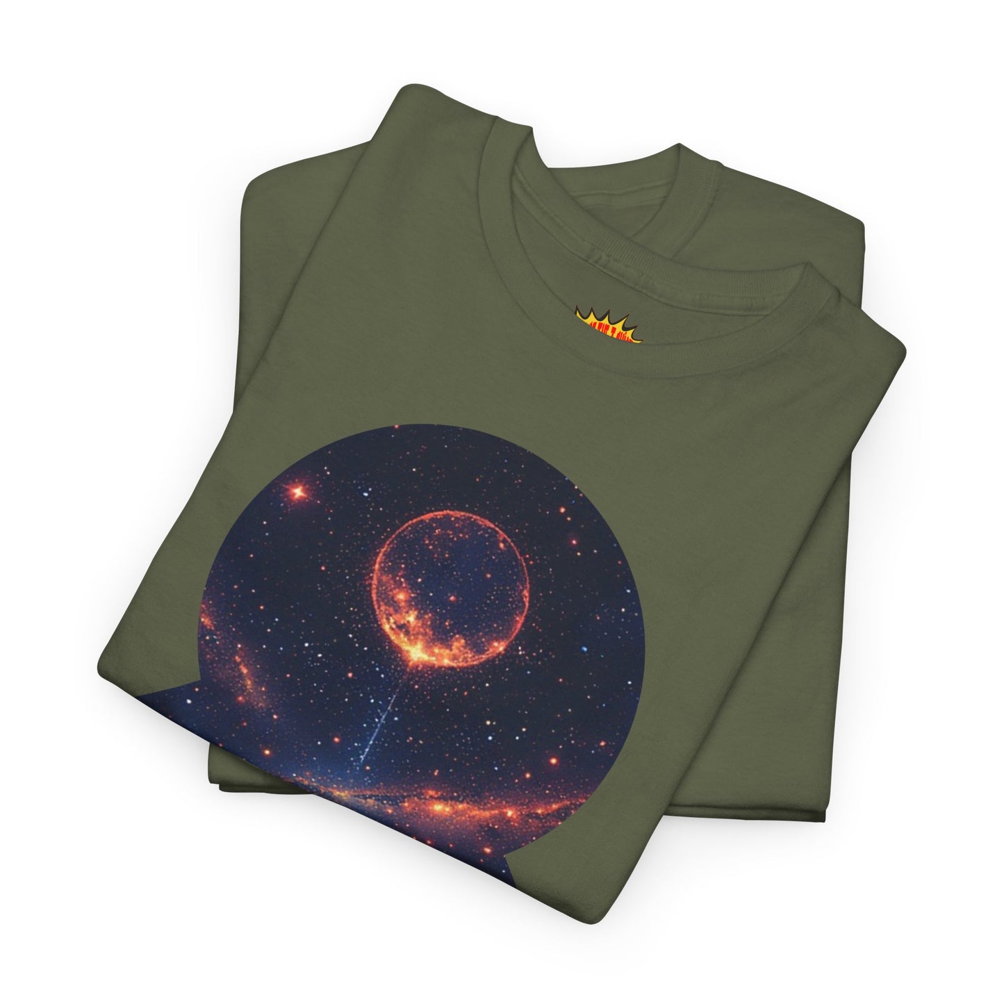 Cosmic Meditation w/Planet Space Graphic Art Tee Shirt *Multiple Colors*