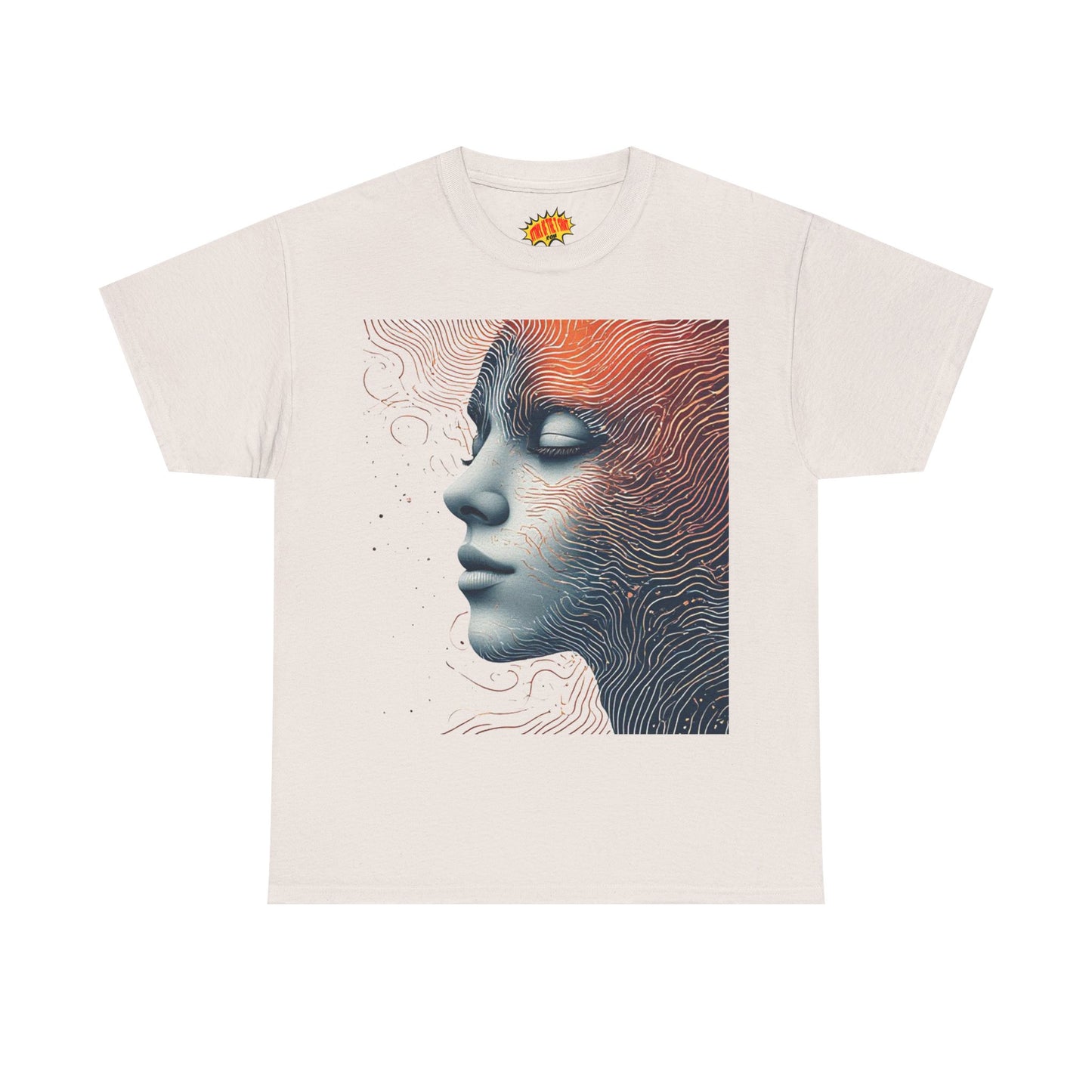 Graphic Art Face Tee Shirt *Multiple Colors*