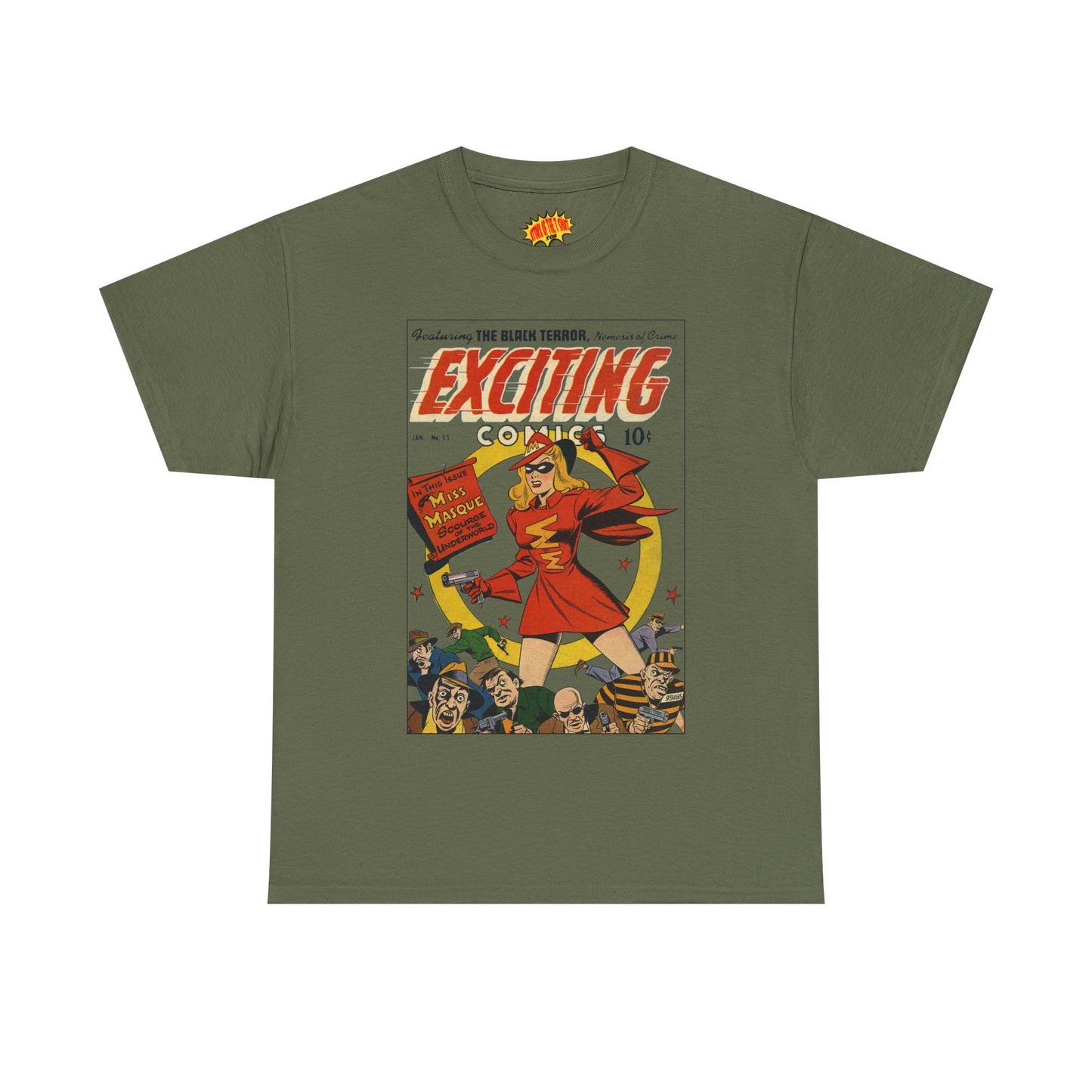Exciting Comics #53 - Heavy Cotton Tee *Many Sizes and Colors Available*