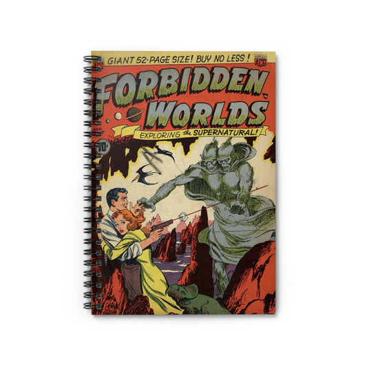 Forbidden Worlds July-August Dec. Comic Book Cover Notebook