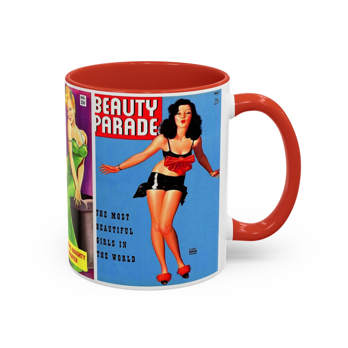 Beauty Parade Pin-Up Coffee Mug - 11oz, Multiple Colors Available