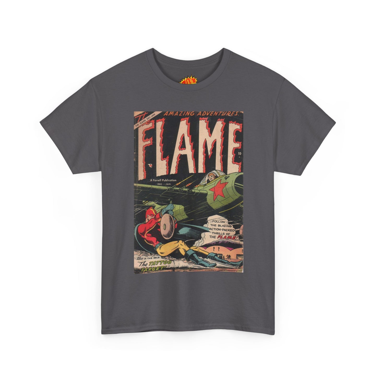 The Flame December - January Comic Tee Shirt *Multiple Colors*