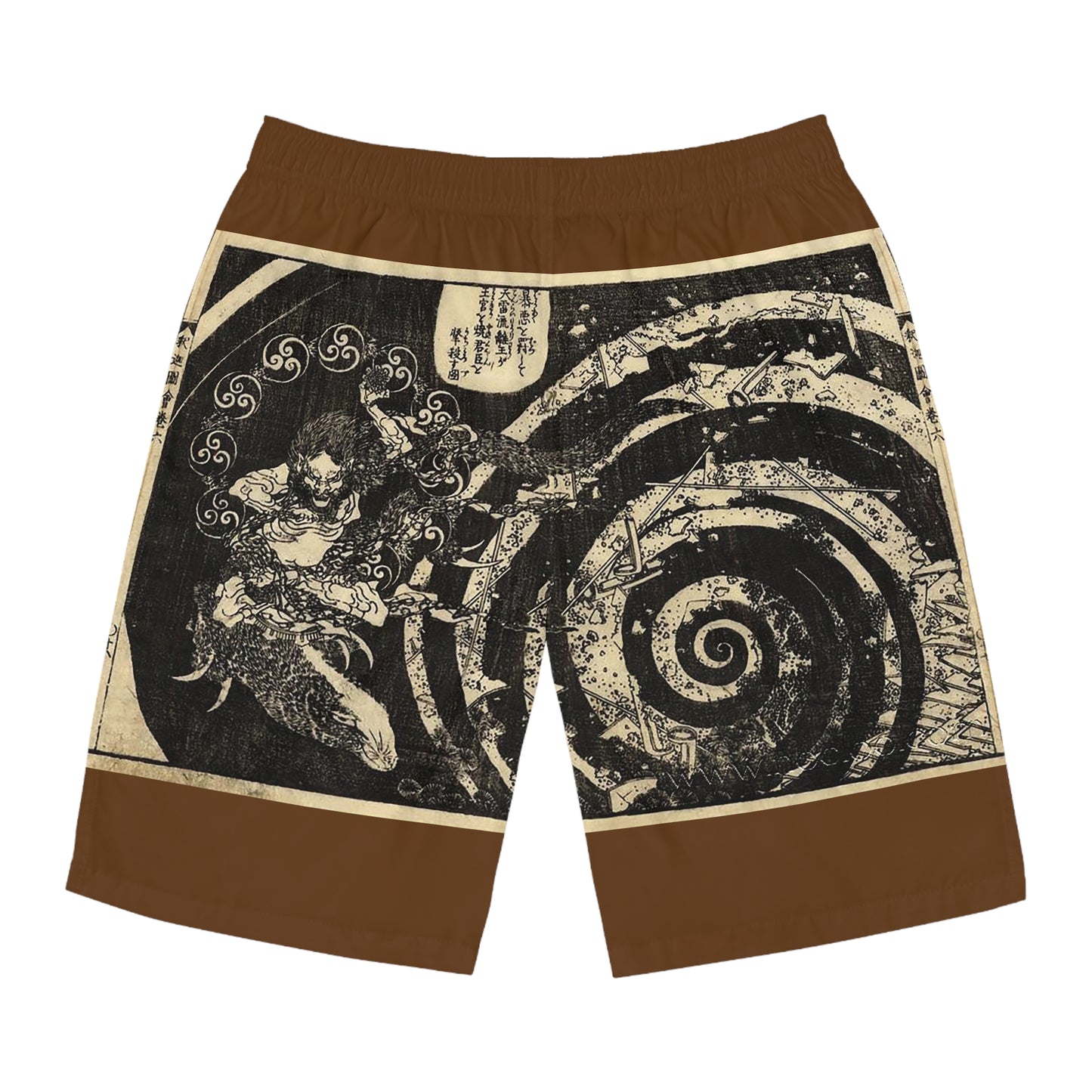 Destruction by Hokusai Board Shorts