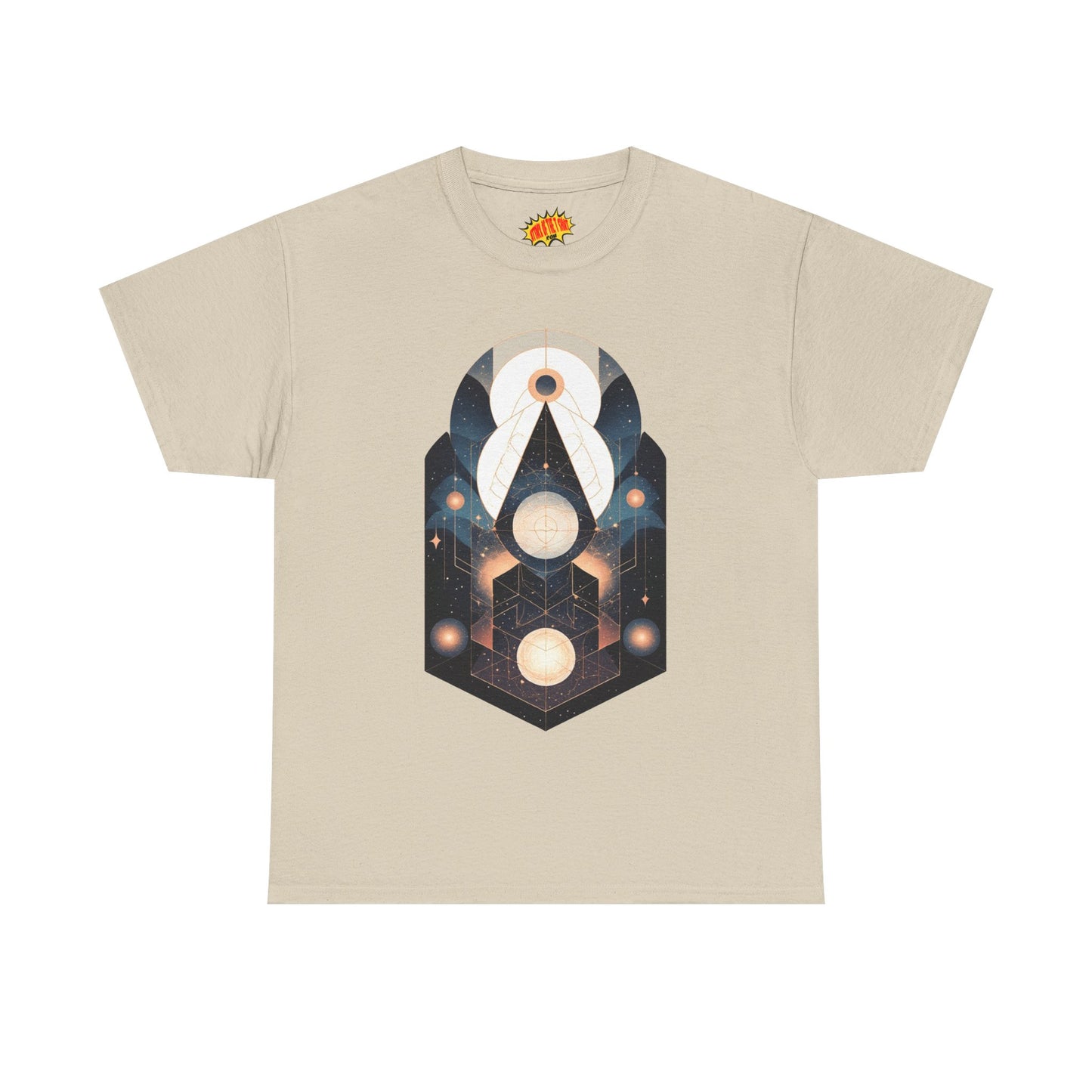 Geometric Space Art Pattern Graphic Tee Shirt *Multiple Colors*