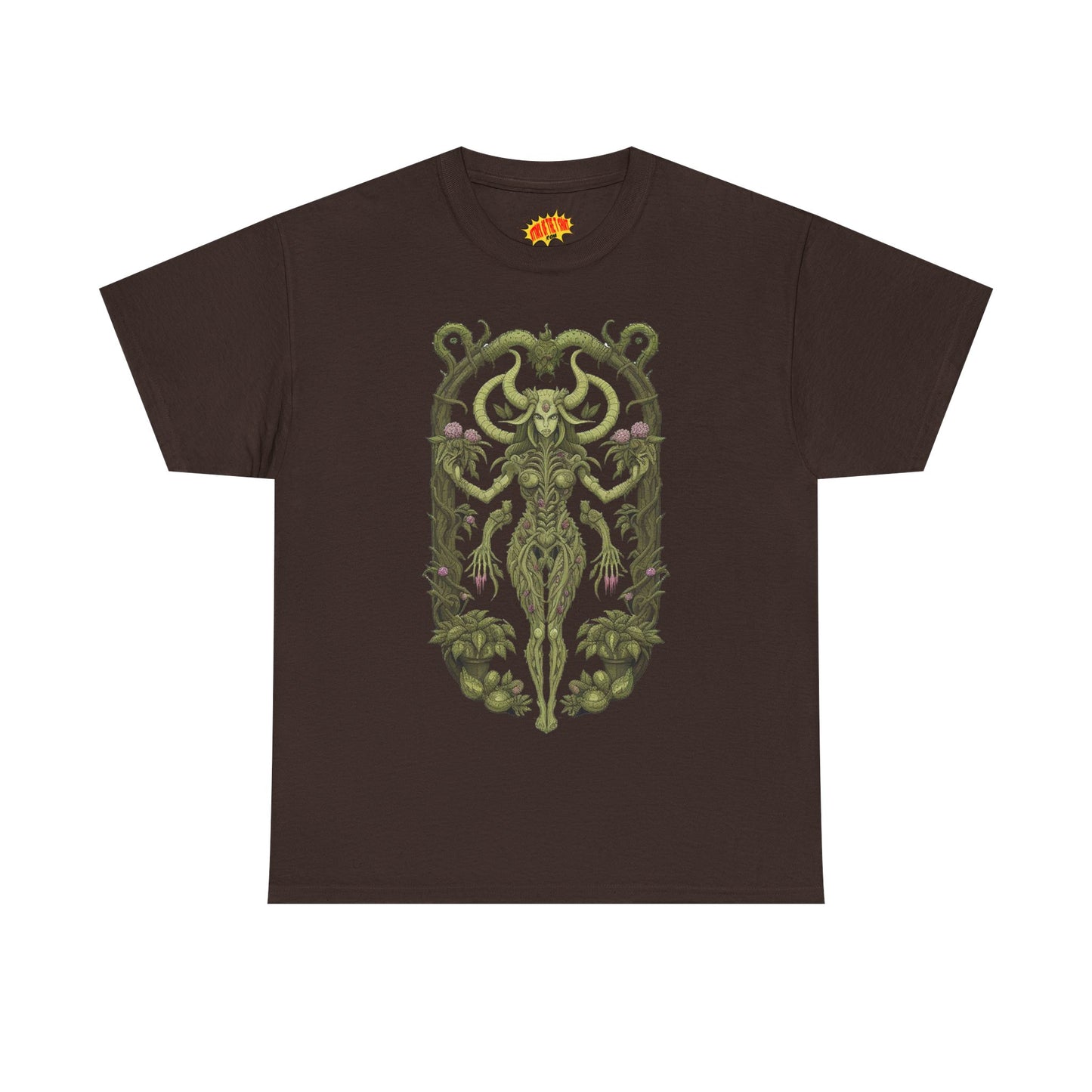 Dryad Flower Succubus Heavy Cotton Forest Dweller Tee Shirt *Multiple Colors*