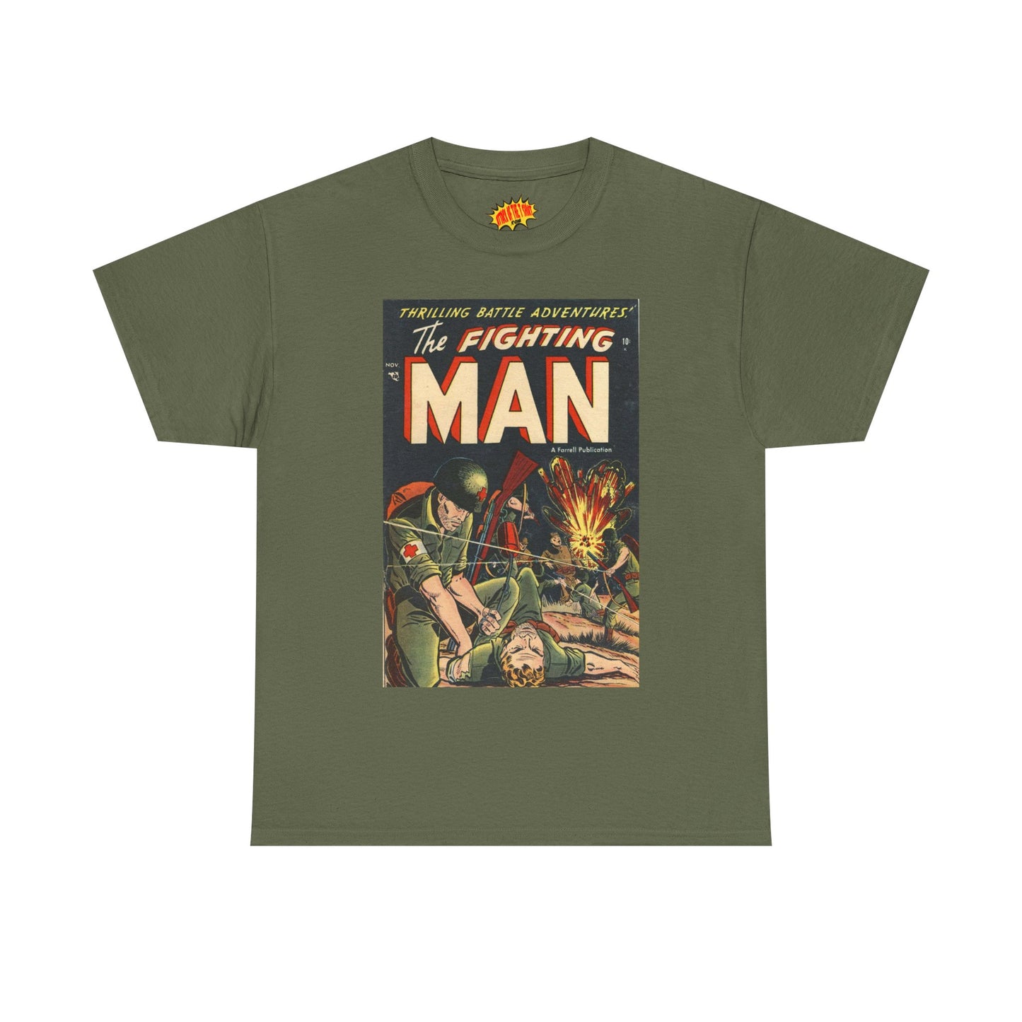 The Fighting Man November Comic Tee Shirt *Multiple Colors*