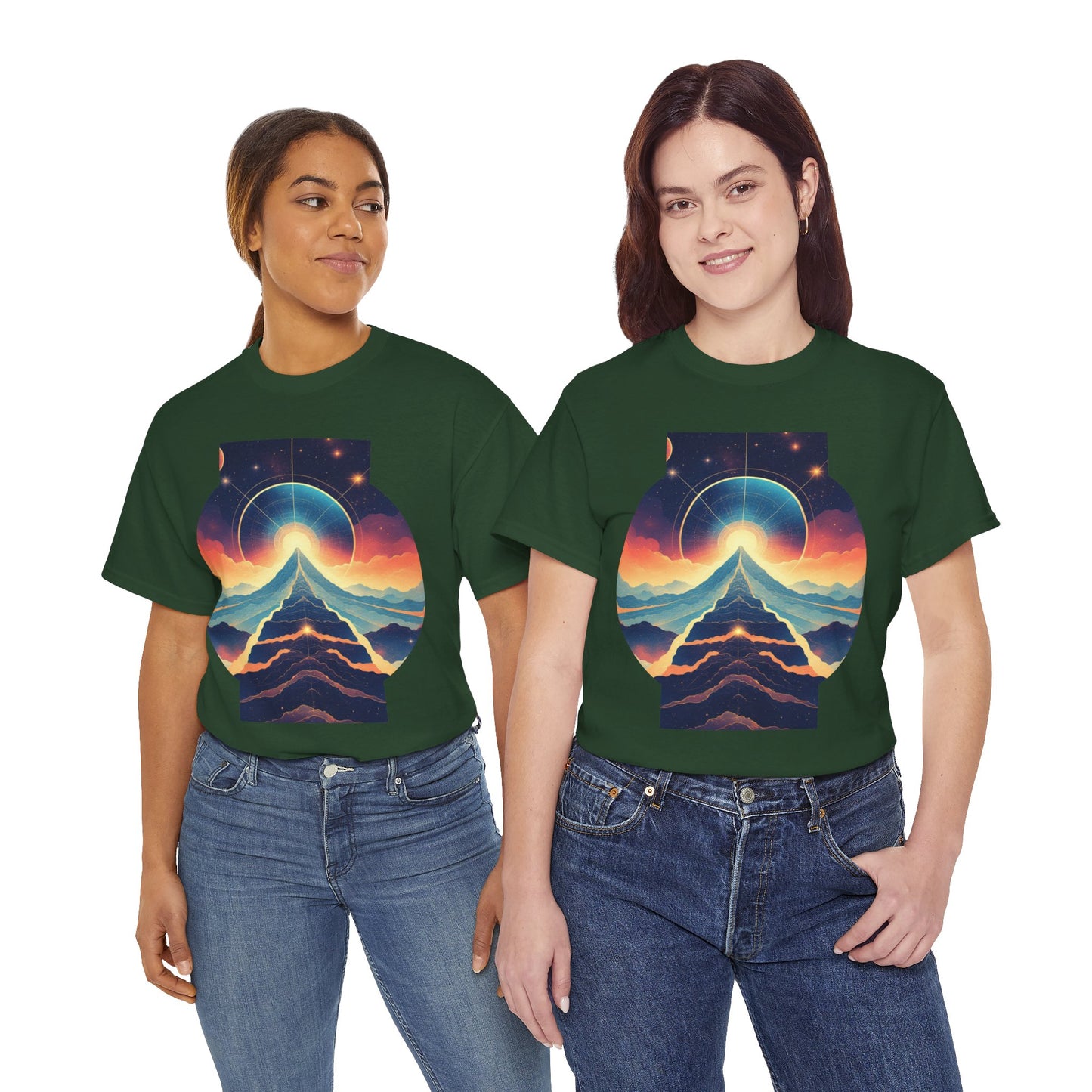 Cosmic Stairway Galaxy Graphic Art Tee Shirt *Multiple Colors*