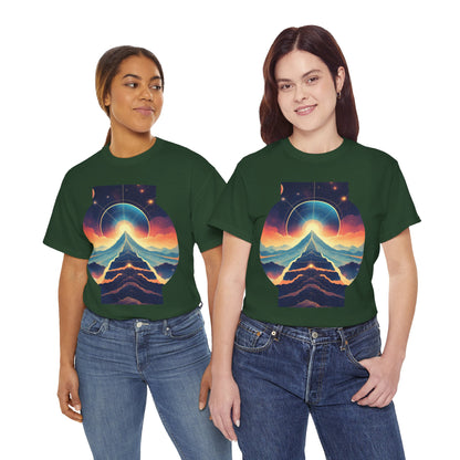 Cosmic Stairway Galaxy Graphic Art Tee Shirt