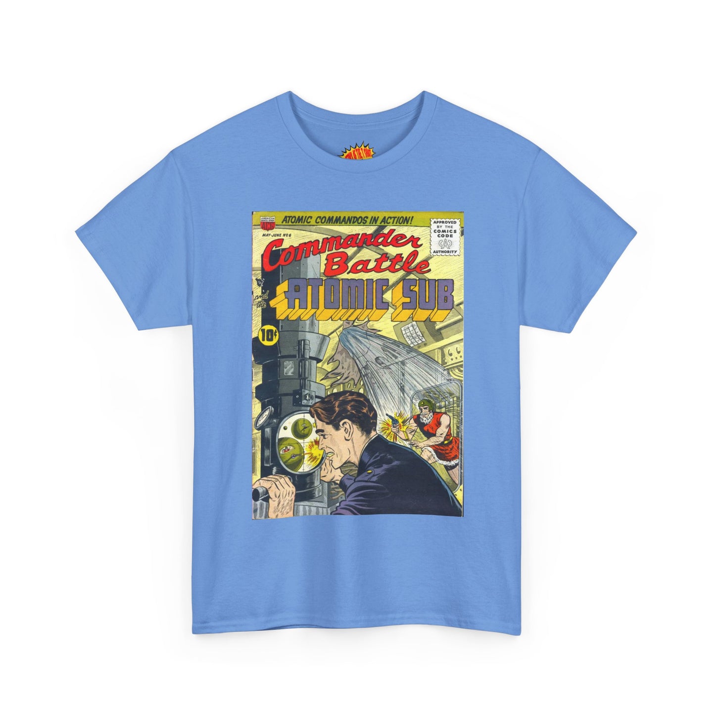Commander Battle Atomic Sub No. 6 Comic Tee Shirt *Multiple Colors*