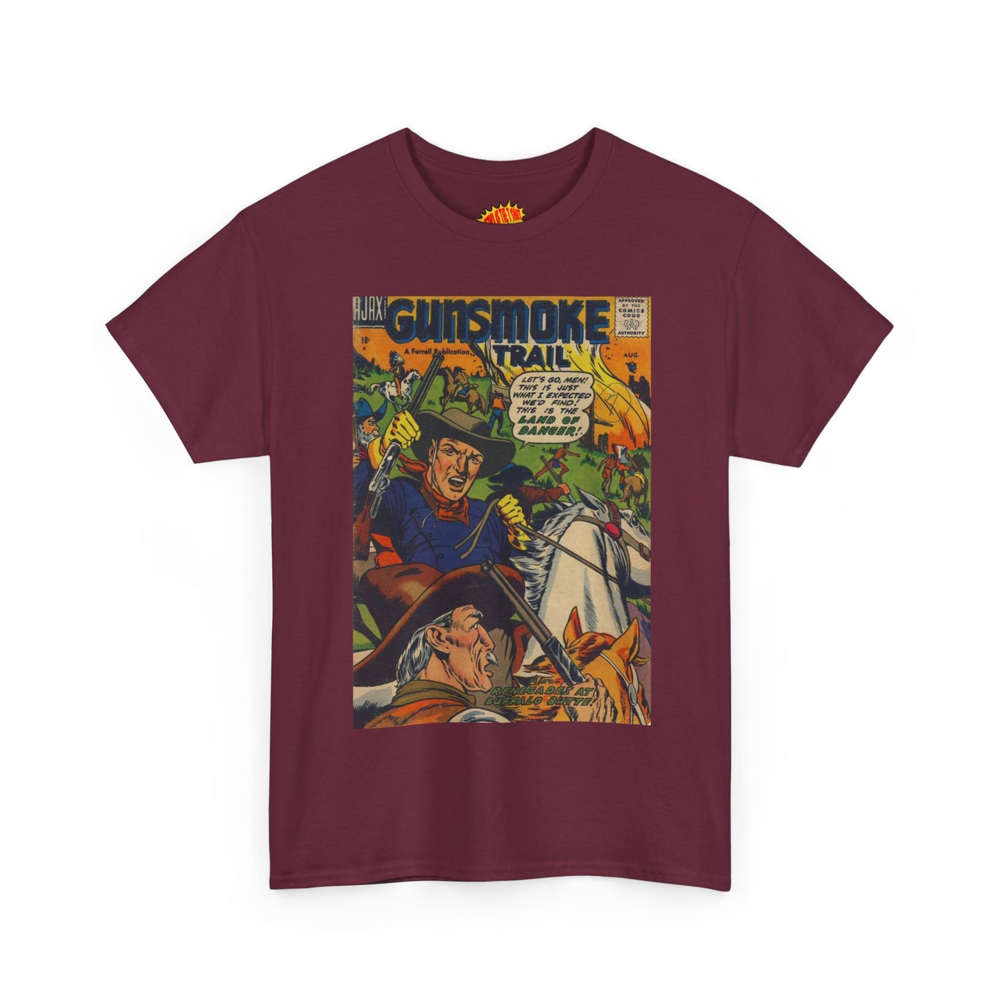 Gunsmoke Trail August Comic Tee Shirt *Multiple Colors*