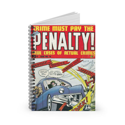 PENALTY! Comic Book Cover Notebook