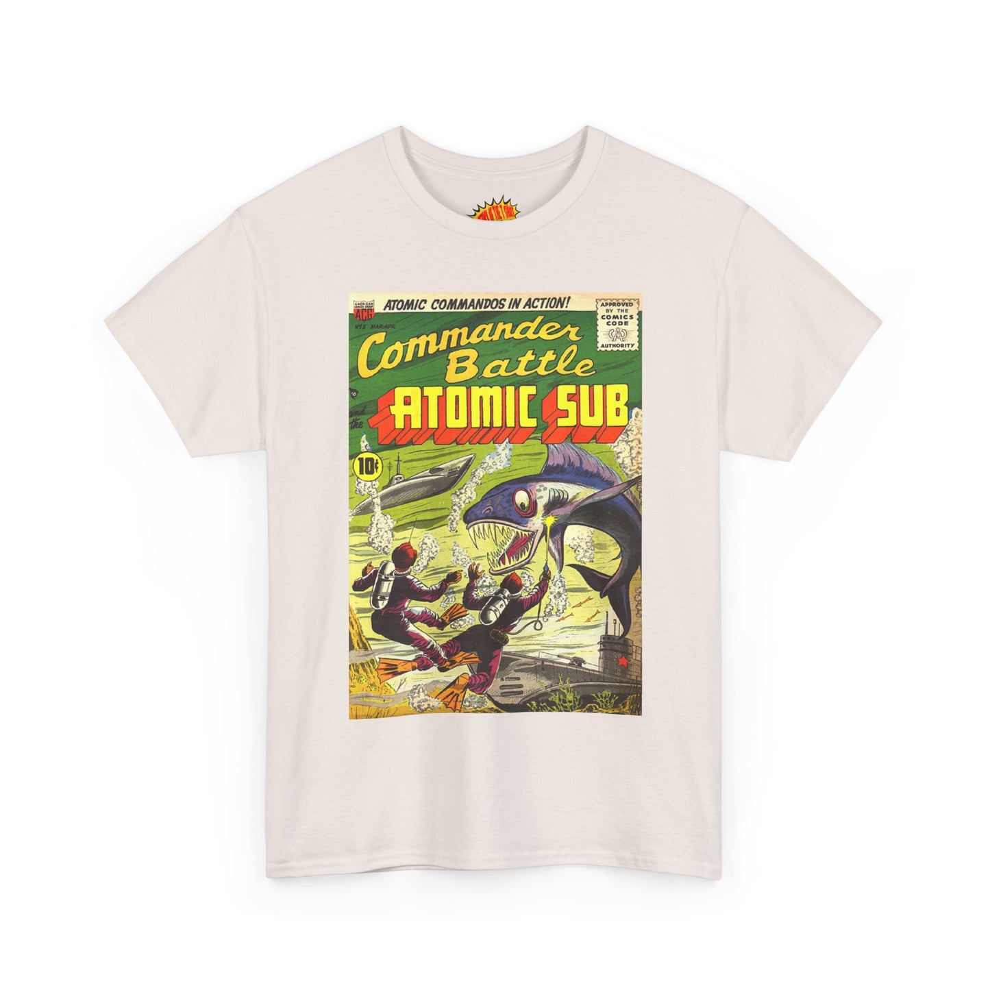 Commander Battle Atomic Sub Comic No. 5 Tee Shirt *Multiple Colors*