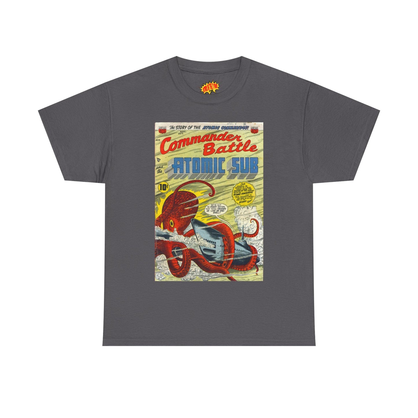 Commander Battle Atomic Sub No. 2 Comic Tee Shirt *Multiple Colors*