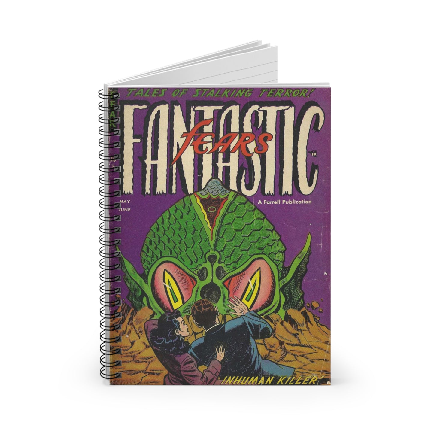 Fantastic Fears May-June Comic Cover Notebook
