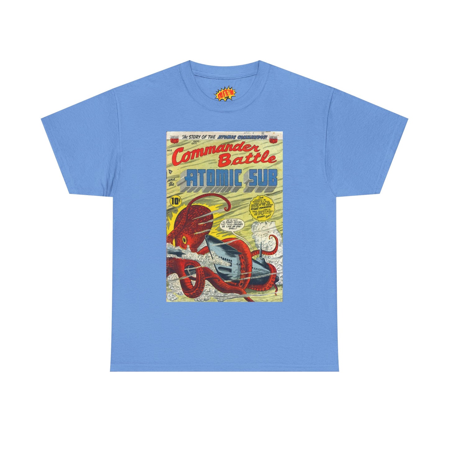 Commander Battle Atomic Sub No. 2 Comic Tee Shirt *Multiple Colors*