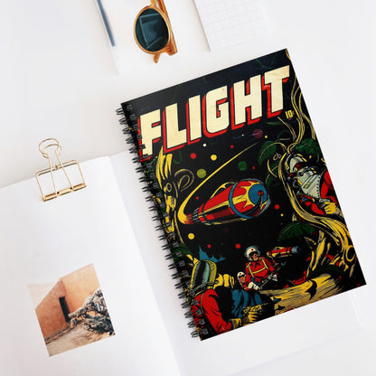 Captain Flight Comic Spiral Notebook
