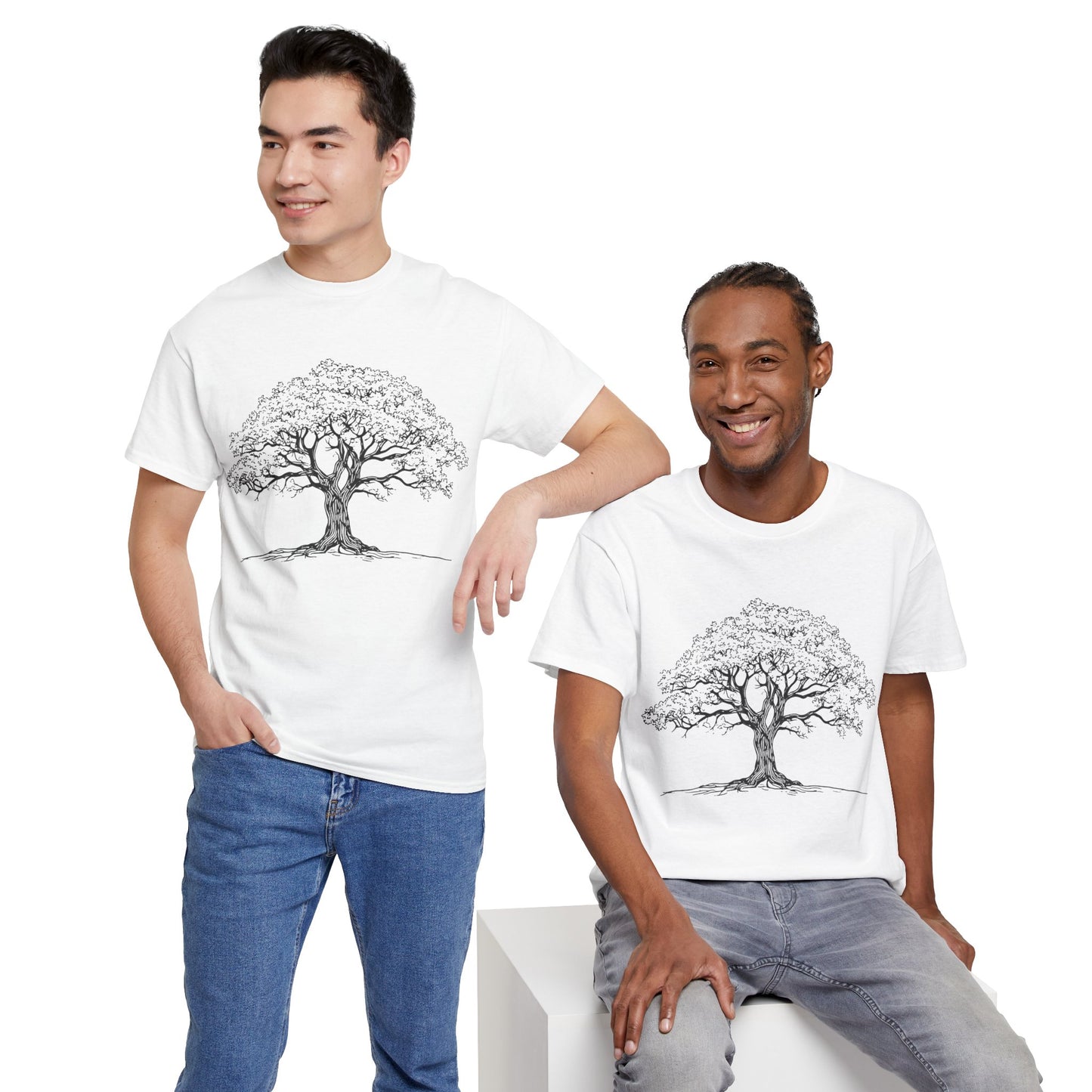 Tree Sketch Drawing Graphic Art Tee Shirt *Multiple Colors*