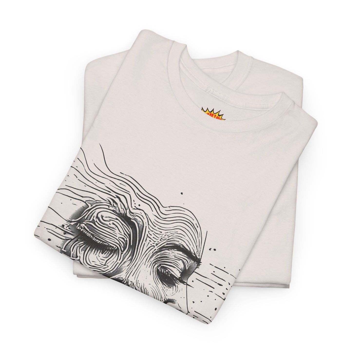 Line Drawing Graphic Art Faces Tee Shirt *Multiple Colors*