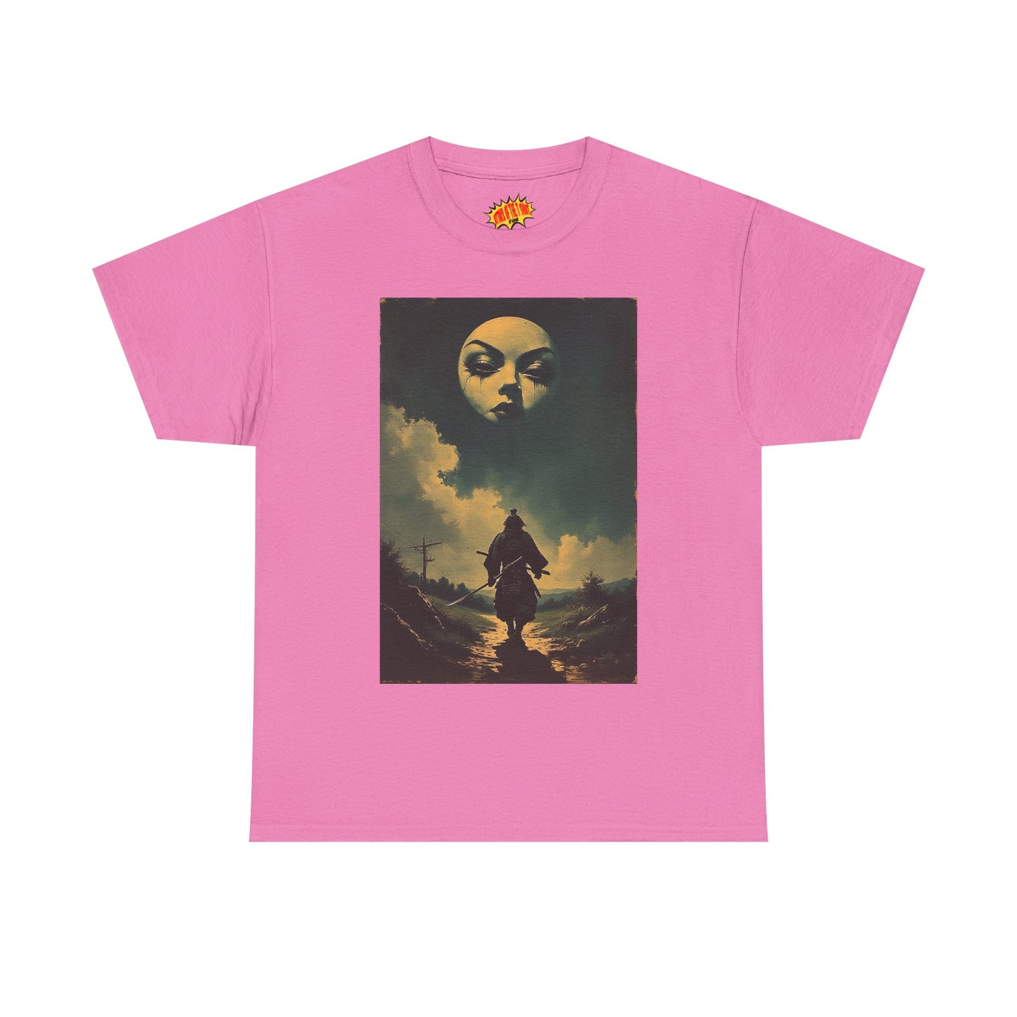 Walking Samurai w/Full Moon Face T-Shirt *Multiple Colors*
