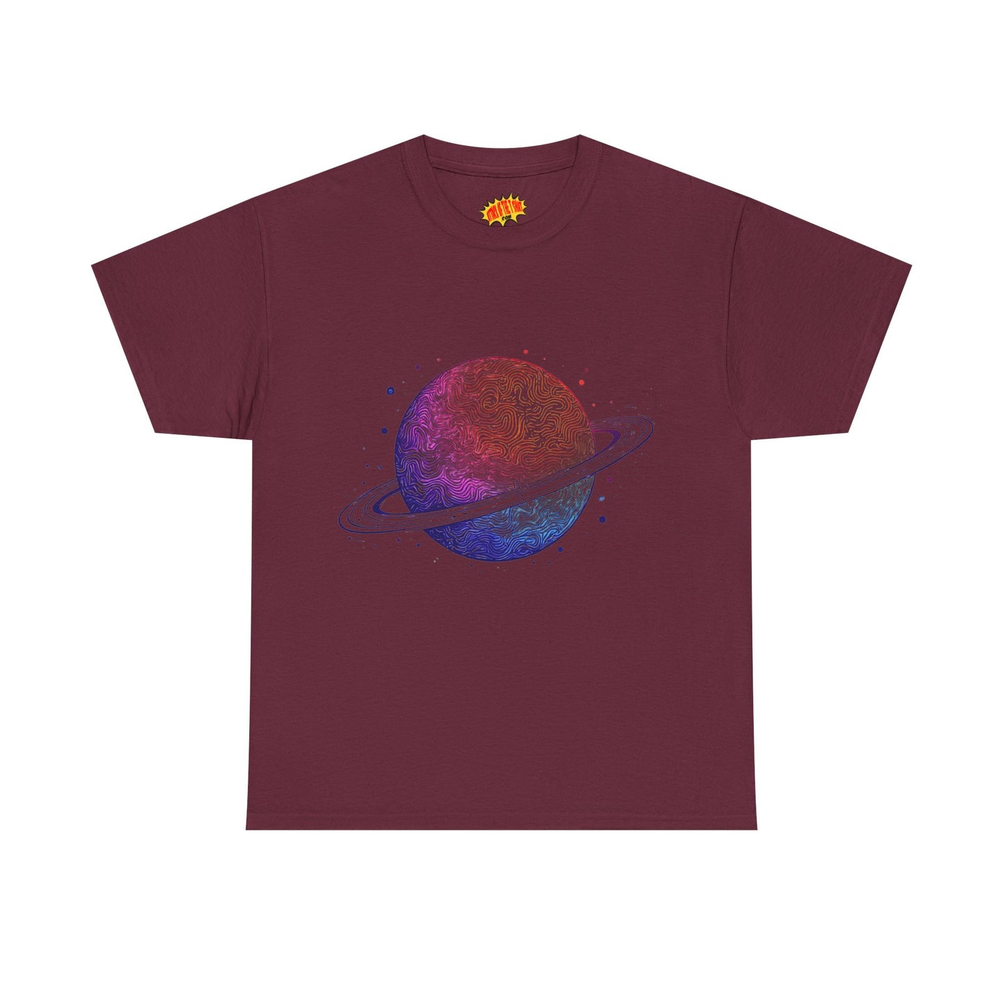 Space Art Ringed Planet Graphic Tee Shirt *Multiple Colors*