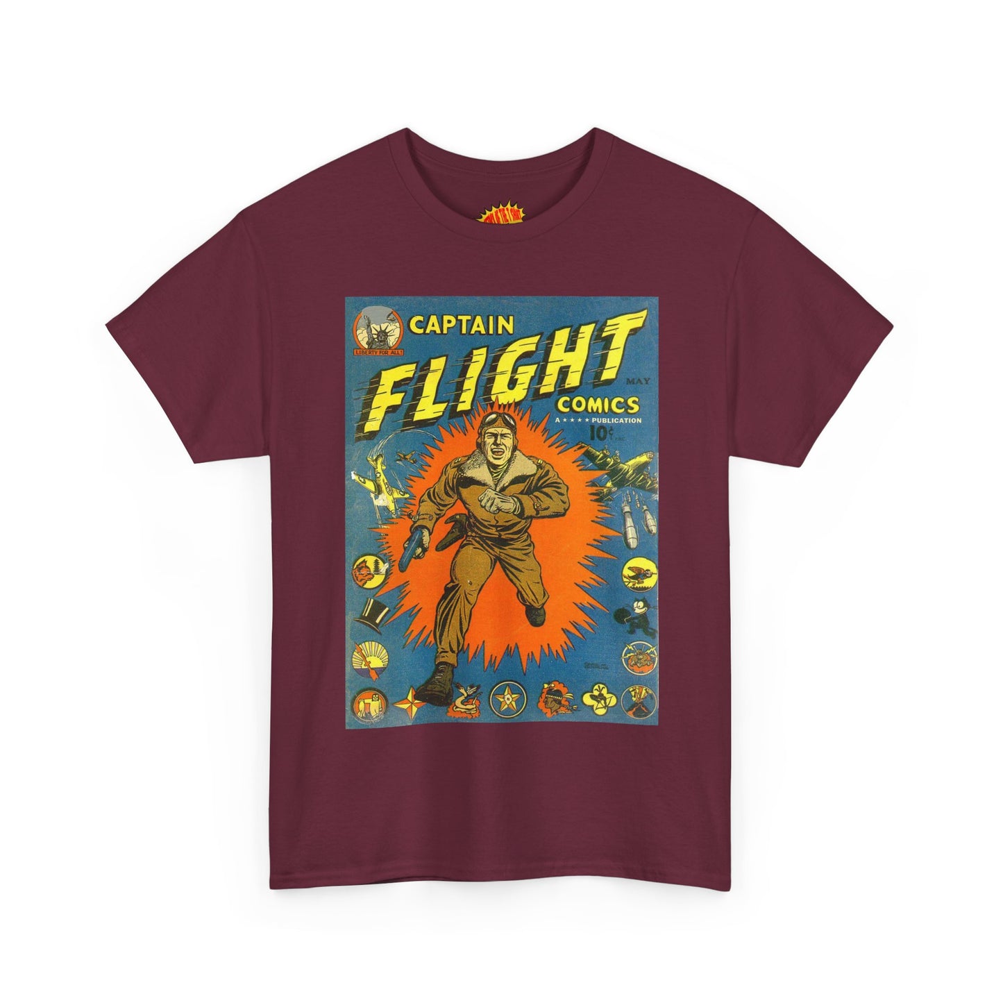 Captain Flight May Comic Tee Shirt *Multiple Colors*