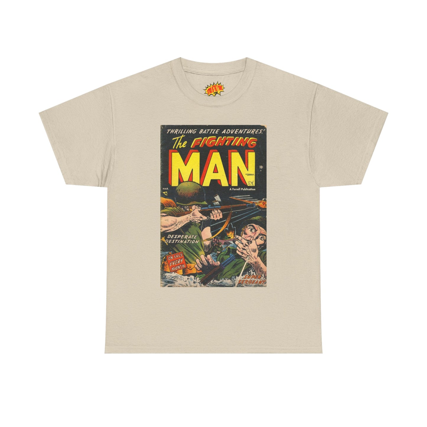The Fighting Man March Comic Tee Shirt *Multiple Colors*