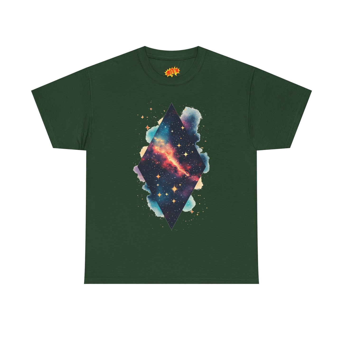 Diamond Galaxy Nebula Art Graphic Tee Shirt *Multiple Colors*