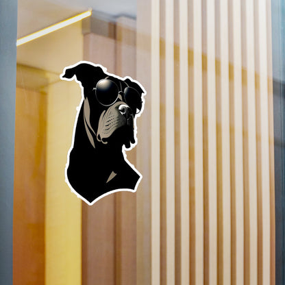 Dog with Sunglasses Durable Vinyl Decal Sticker