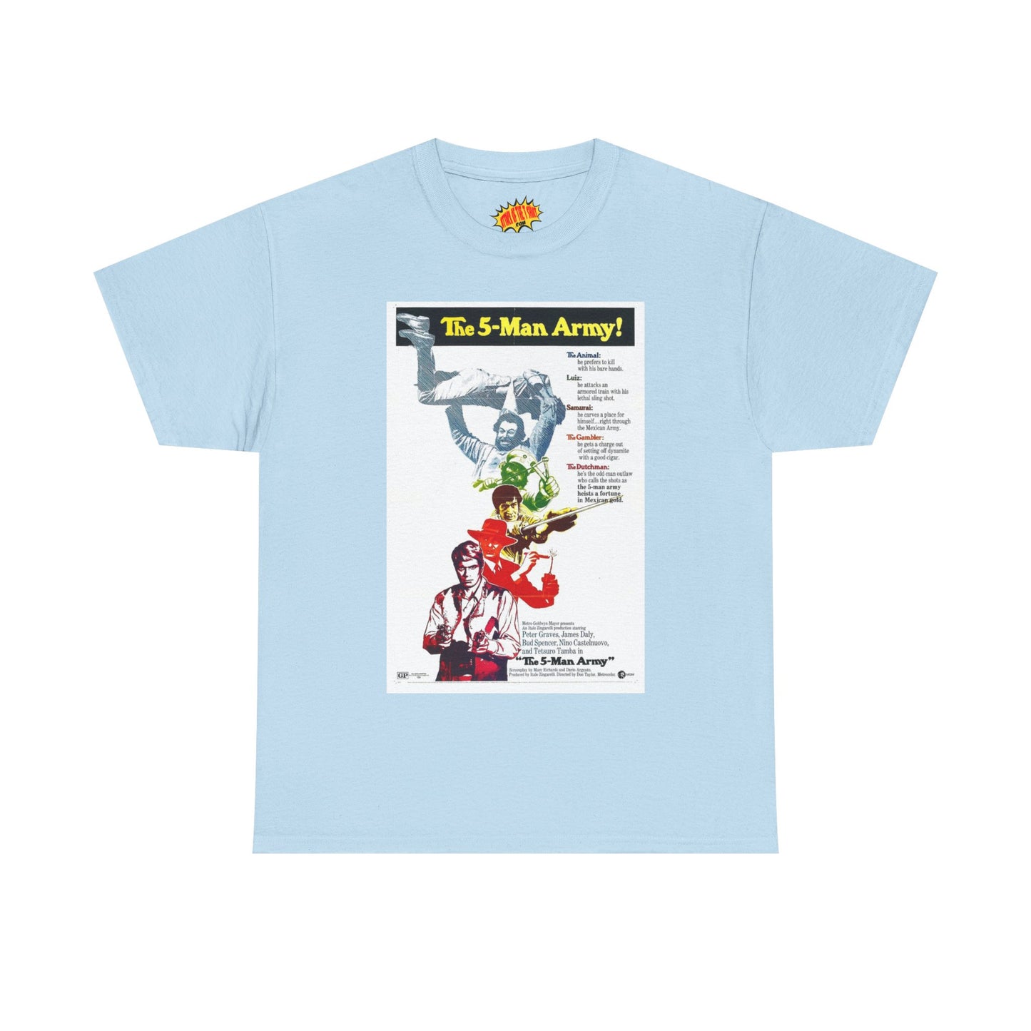 The 5 Man Army Movie Poster T-Shirt *Multiple Colors*