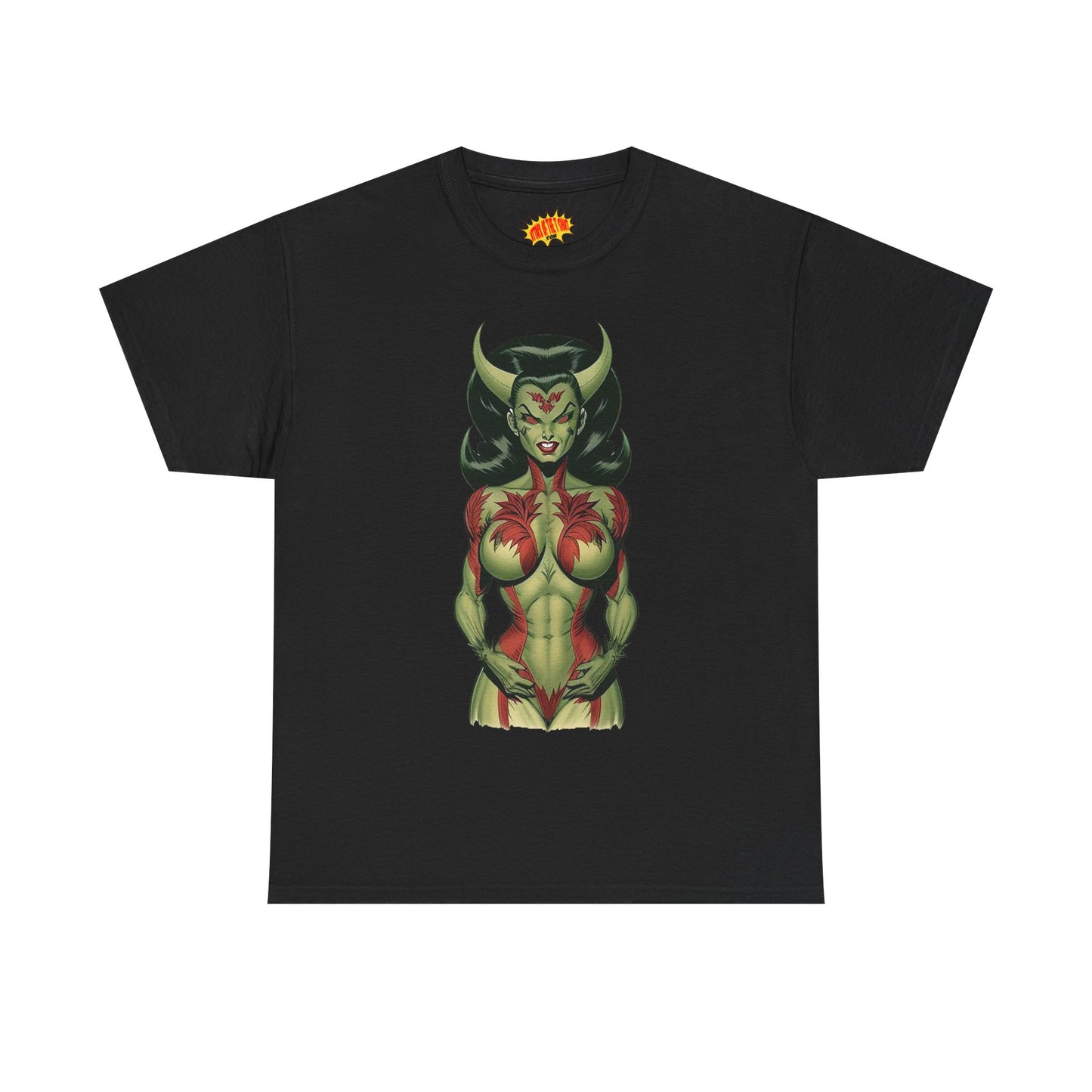 Flower Succubus Devil Fantasy Nature T-Shirt *Multiple Colors*