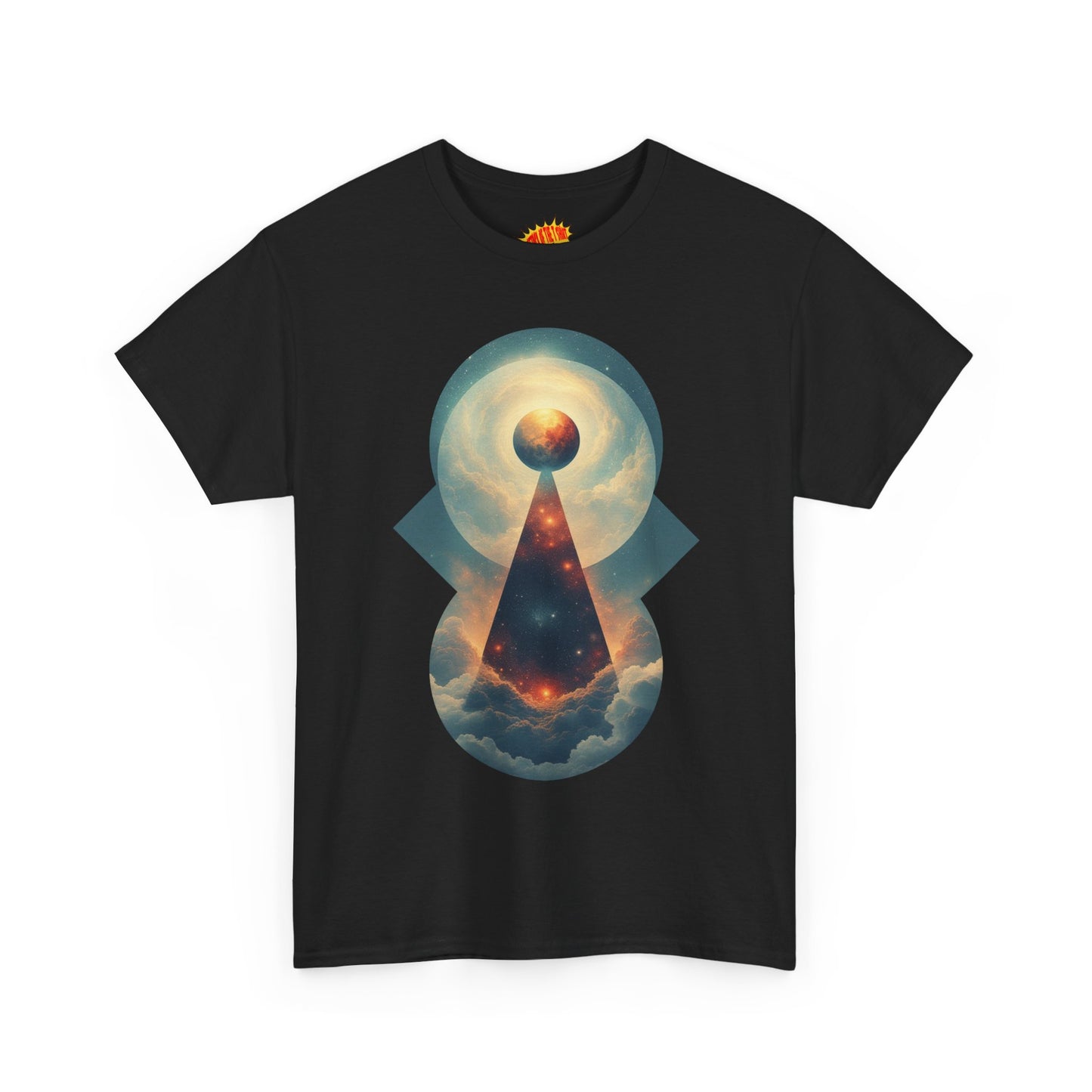 Geometric Galaxy Graphic Space Art Tee Shirt *Multiple Colors*