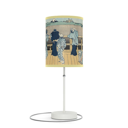 The Sazai Hall by Hokusai Japanese Lamp